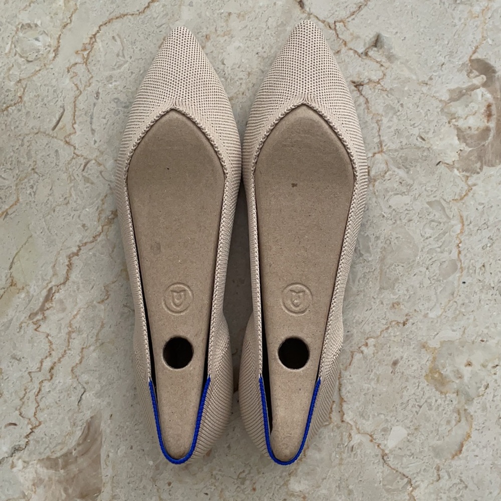 Rothy's The Point in Ecru